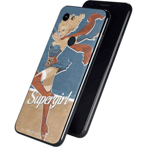DC Comics Bombshells Supergirl Google Pixel 3a XL Skin